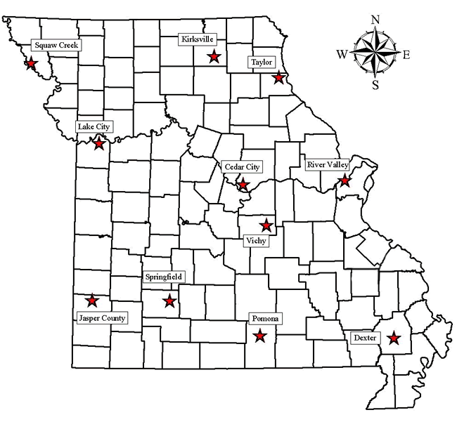Missouri Land Survey Program EDM Baselines